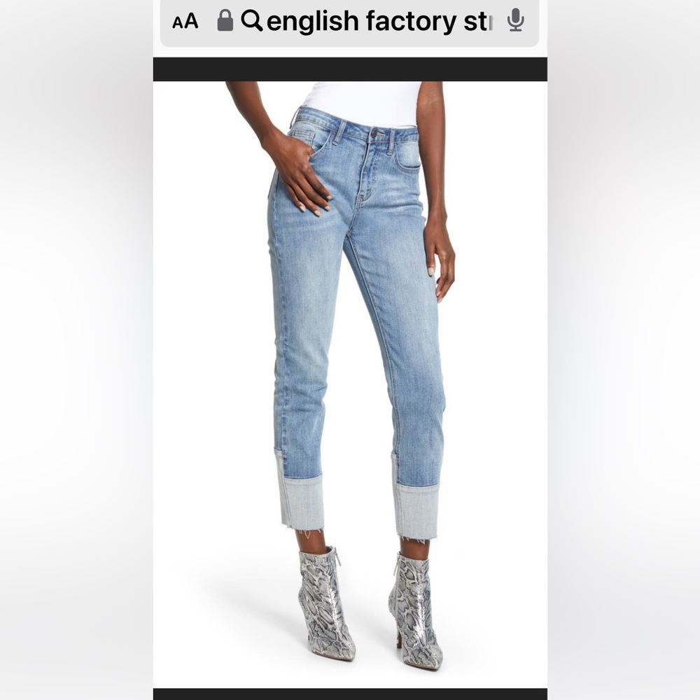 FREE TEE/ENGLISH FACTORY JEANS